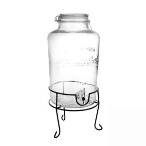 Party Juice Glass Dispenser With Stand And Spigot
