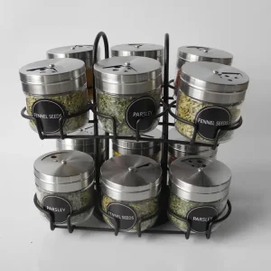 Kitchen Spice Jar Rack Drawer Under Cabinet Spice Rack Organizer